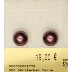 925 Ohrstecker Perle