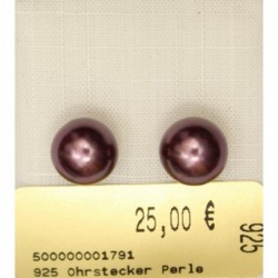 925 Ohrstecker Perle