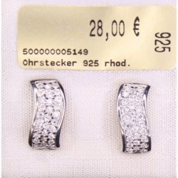 Ohrstecker 925 rhod.